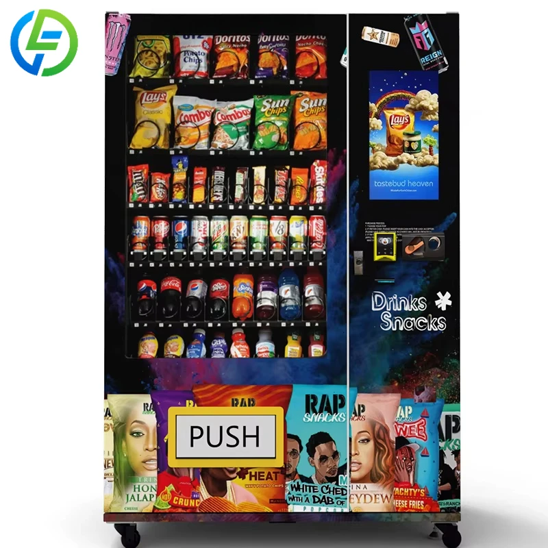 

Customized Outdoor Vending Machine Combo Verkaufsautomat CE ROHS Refrigerated Drink Vending Large Size Energy Saving SDK