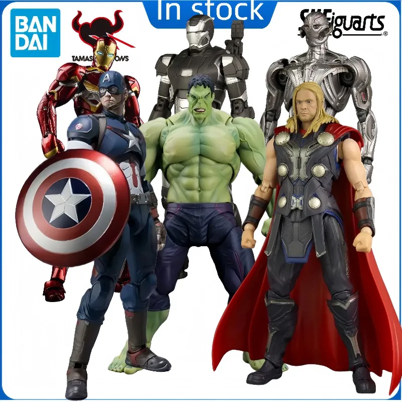 

【Spot Goods】Bandai SHF Mobile Series Avengers Alliance 2 Anime Action Figure Model Toys Model Toys