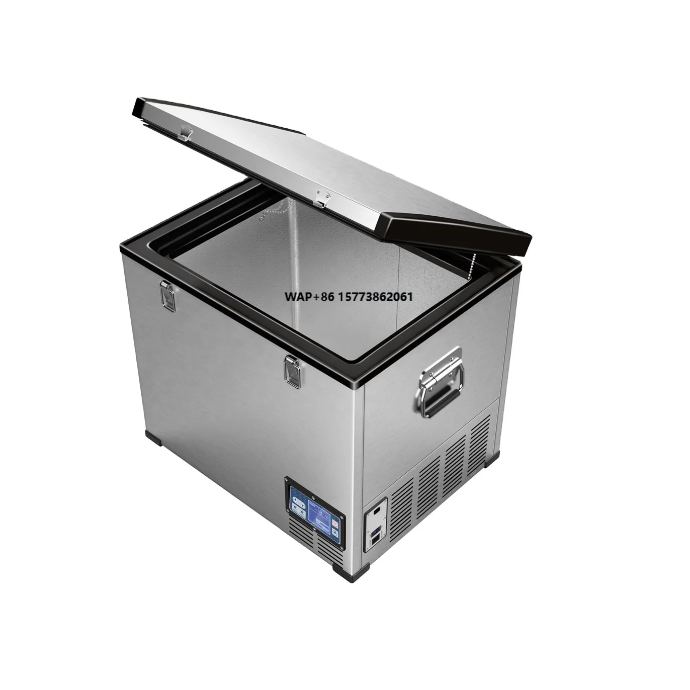 

75L Stainless Steel Refrigerated Cooler Portable Car Fridge