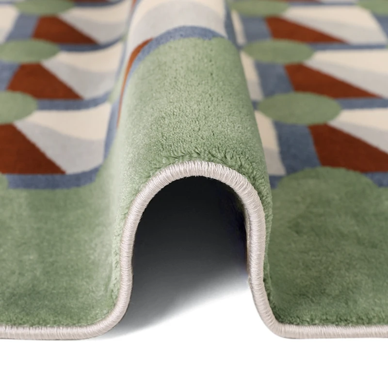 Vintage Checkerboard Luxury Carpet Living Room Carpets Decoration Large Area Mat Home Bedroom Cloakroom Comfortable Soft Rugs view 5