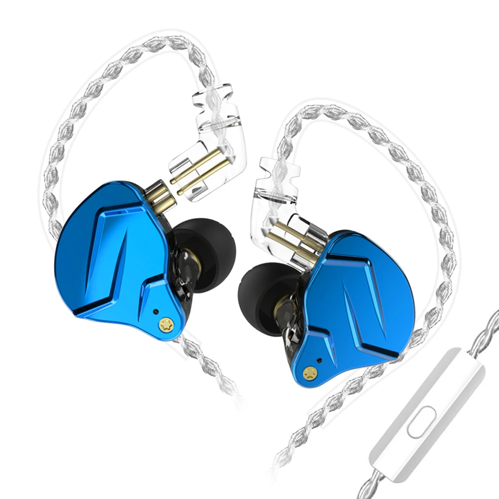 Kz Zsn Pro X Metal Koptelefoon 1BA + 1DD Hybride Technologie Hifi Oordopjes In Ear Monitor Hoofdtelefoon Sport Noise Cancelling headset