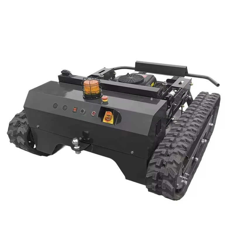 For~Remote Control Lawn Mower Tank Off-road  800T All-terrain Crawler Lawn Mower Works Efficiently With CE EPA
