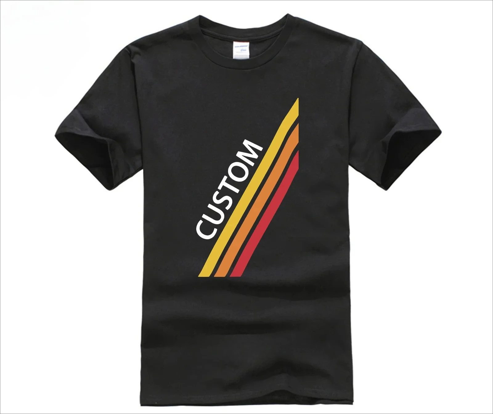 

Hot Men's Fun Casual Print T-Shirt, Personalized Retro Livery Graphic Tee