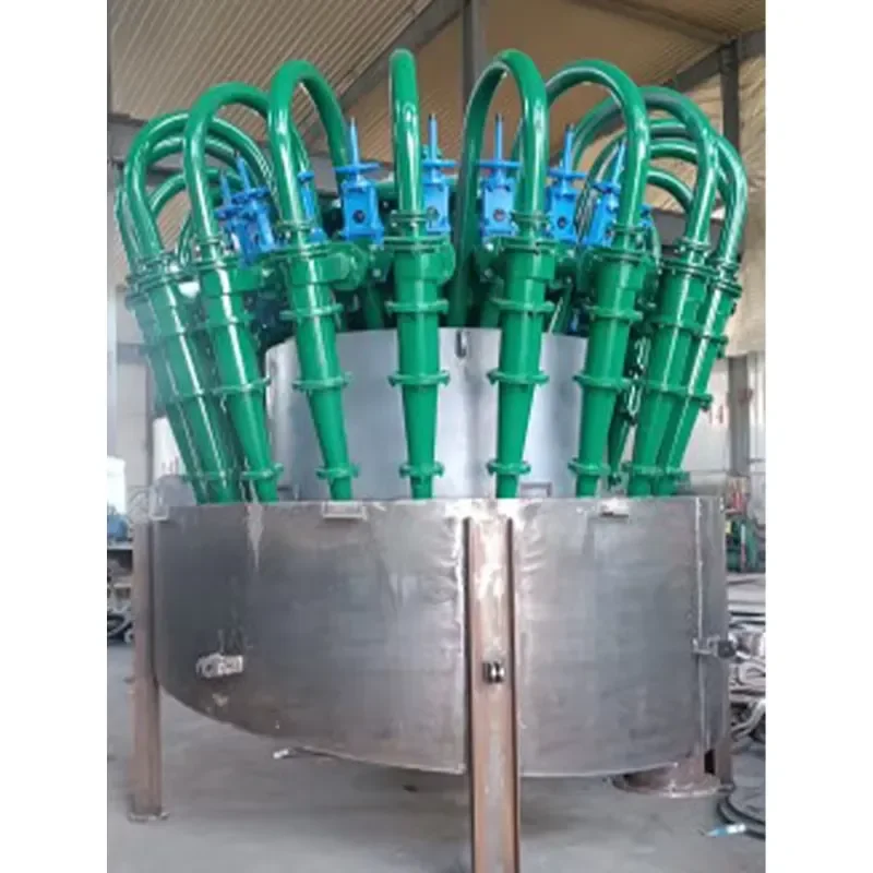 ISO9001 Certified Mild Carbon Steel Spiral Separator Hydrocyclone for Non-Metallic Industries Mineral Processing 0-2mm