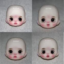 OB11 Movable Eye New Cute Doll No Make Up Bare Head with Make Up Resin Head BD 8 Points