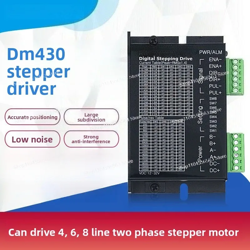 

42 Драйвер шагового двигателя (DM430/M415B/M420B) -3А, высокий ток, универсальный контроллер 24 В постоянного тока