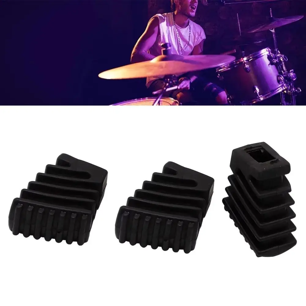 Percussion Drum Parts Drum Feet Slipcover Anti Skid Rubber Feet Cover Bass Drum Legs Sock Protector Chair Foot Component