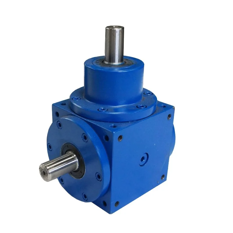 HD Right Angle Gear Reverser 90 Degree Bevel Gear Box Cross Type Industrial Conveyor Mechanical Transmission Durable Spare Parts