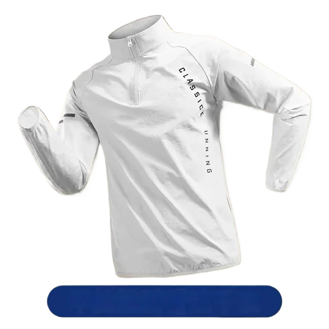 Jaquetas Masculinas para Corrida com Zíper e Capuz, Roupas de Treino e Fitness, Sweatshirt Casual para Corrida