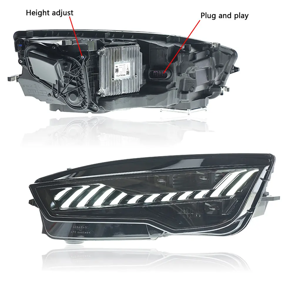 Audi A7 2011-2018 LEDヘッドライト レーザーレンズ