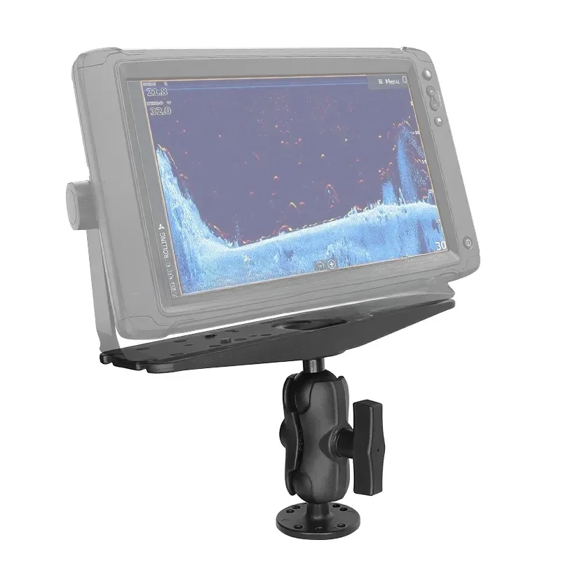 for Universal Boat Mount Base Echosonda Support Radar for Garmin Varia Humminbird Helix 15 Fishfinder Transducer Mount