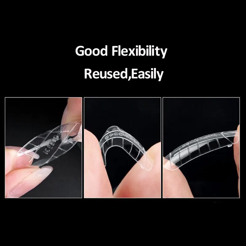 في من من من ؟ ؟-أظافر صناعية بغطاء كامل ، قالب بناء سريع ، قالب أظافر مزيف ، قوالب علوي ممددة لفن تجميل الأظافر بجل الصالونات #3