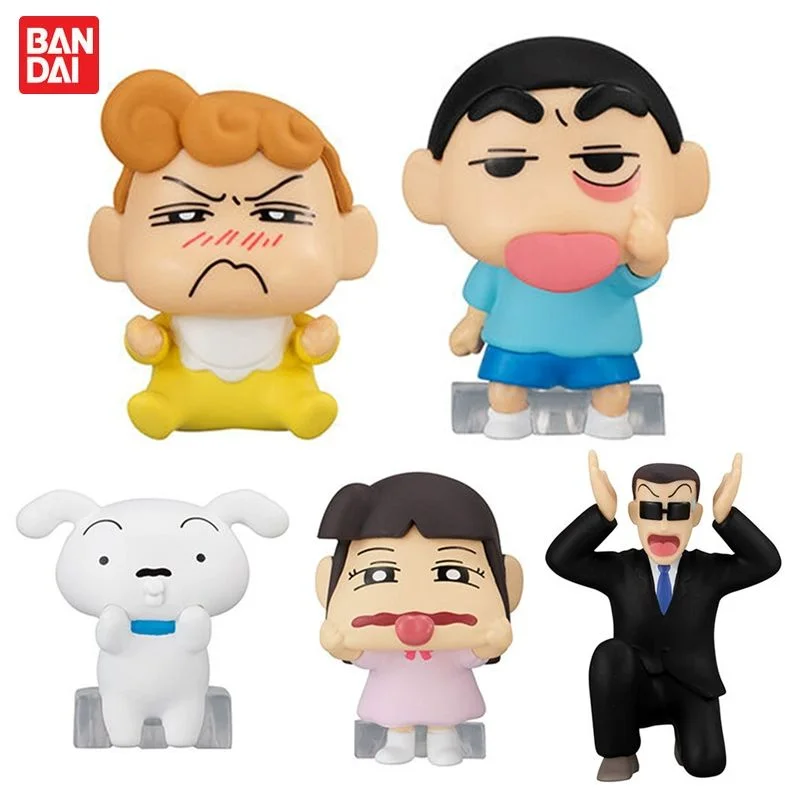 بانداي الأصلي 5 قطعة غاشابون ыыыыыыыыыыы ОК أنيمي الشكل لعب للأطفال هدية تحصيل نموذج الحلي