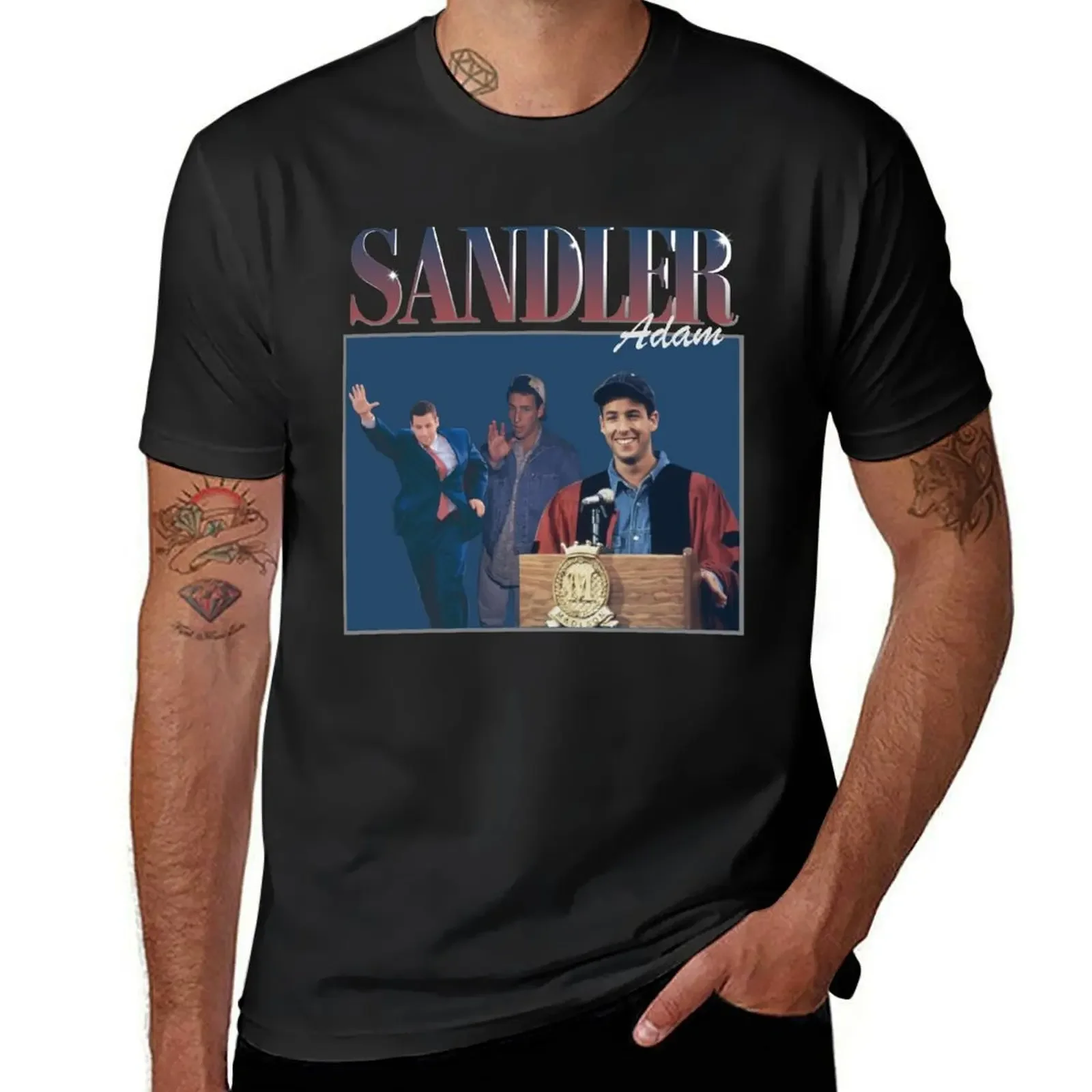 

adam sandler T-Shirt anime customs design your own anime clothes quick-drying oversized t shirts for men