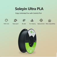 Creality Soleyin Ultra PLA 3D Printer Filament PLA Filament 1.75mm High Speed Fit Most FDM 3D Printers, 1kg Spool (2.2lbs)
