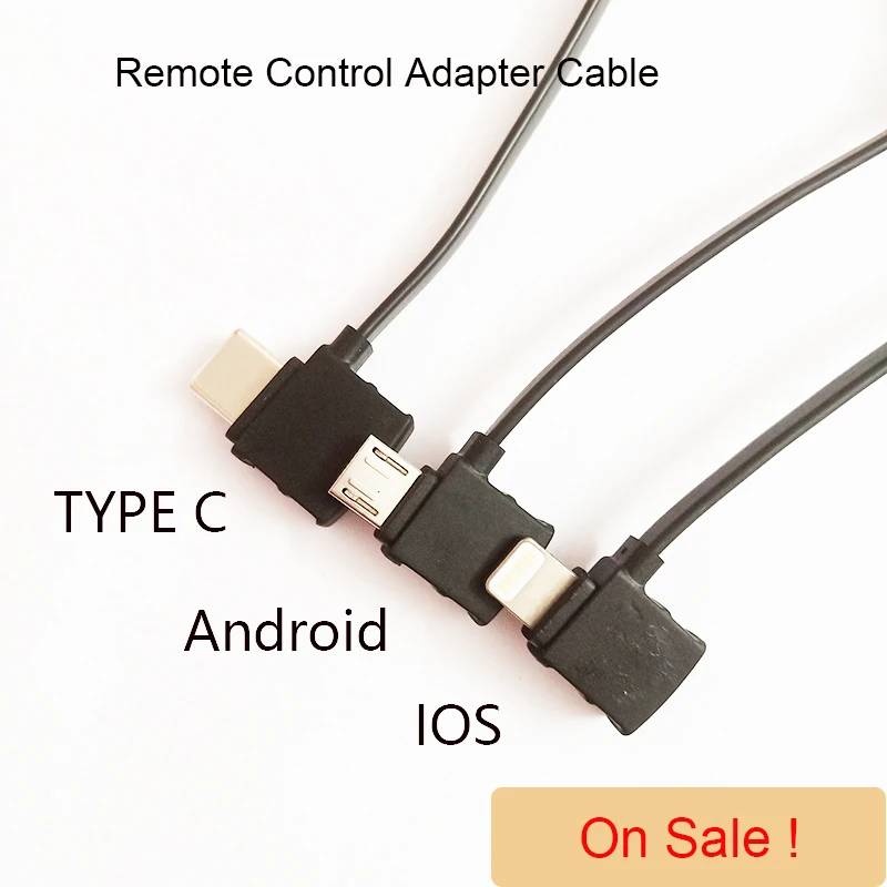 Used For DJI Original Remote Control Data Cable Line for Mavic Pro 2 Mini 2 Air 2 Wire Connet Android Micro USB Type-c IOS