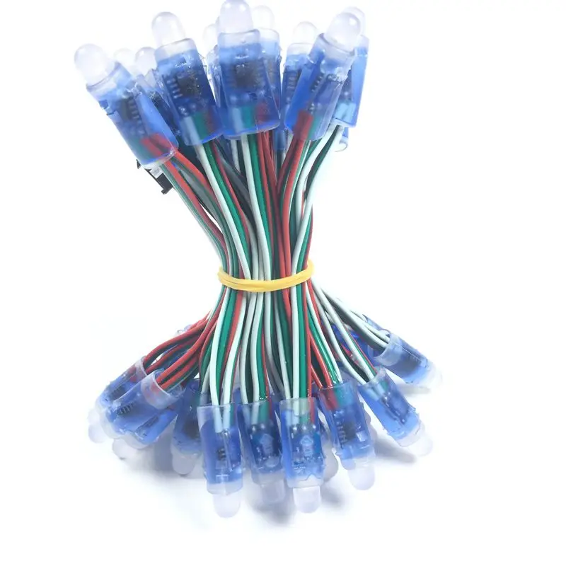 50/100 stks WS2811 2811 IC RGB Full Color 12mm Pixels Digitaal Adresseerbaar 5 V Droom Kleur LED Pixels Module IP68 Waterdicht Licht