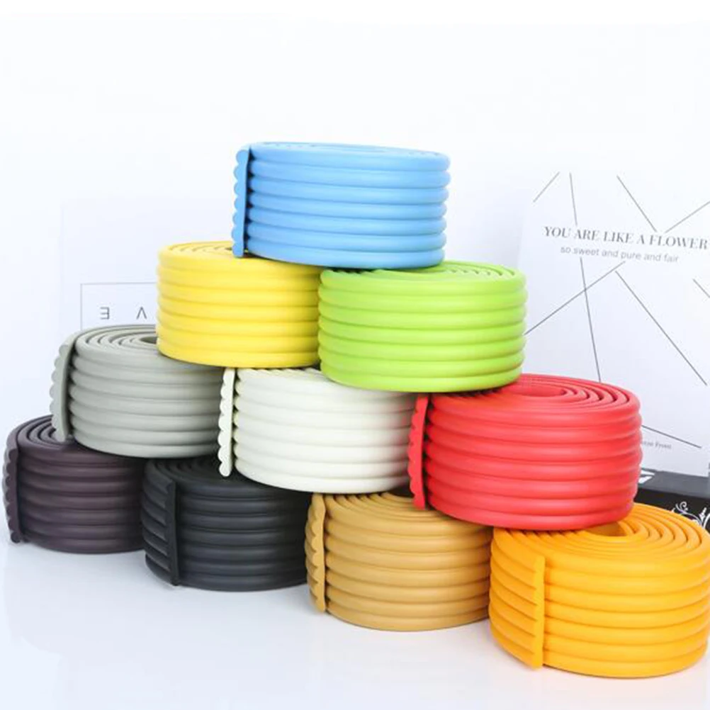 

W-Shaped Table Protector Thick Corner Guards Furniture Bumper Strips Anti Collision Baby Proof Edge Safeguard Green Material
