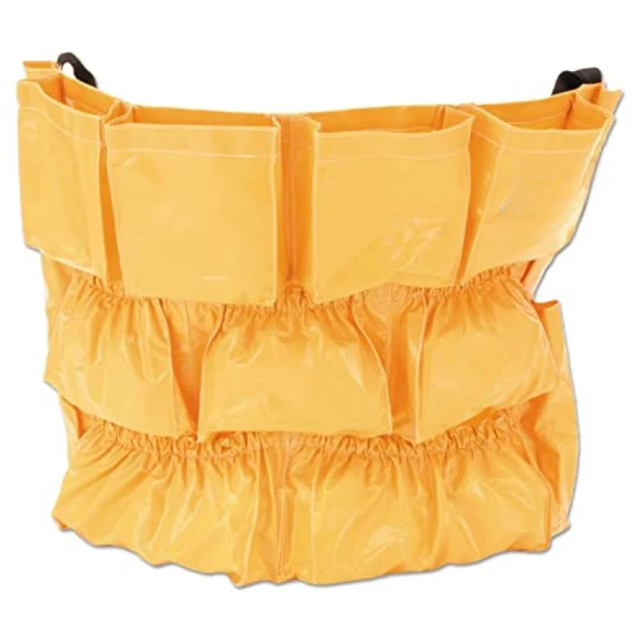 

Органайзер для коммерческого использования: желтый контейнер для мусорных баков Brute, для хранения инструментов, распылителей, бумажных полотенец и т.д.