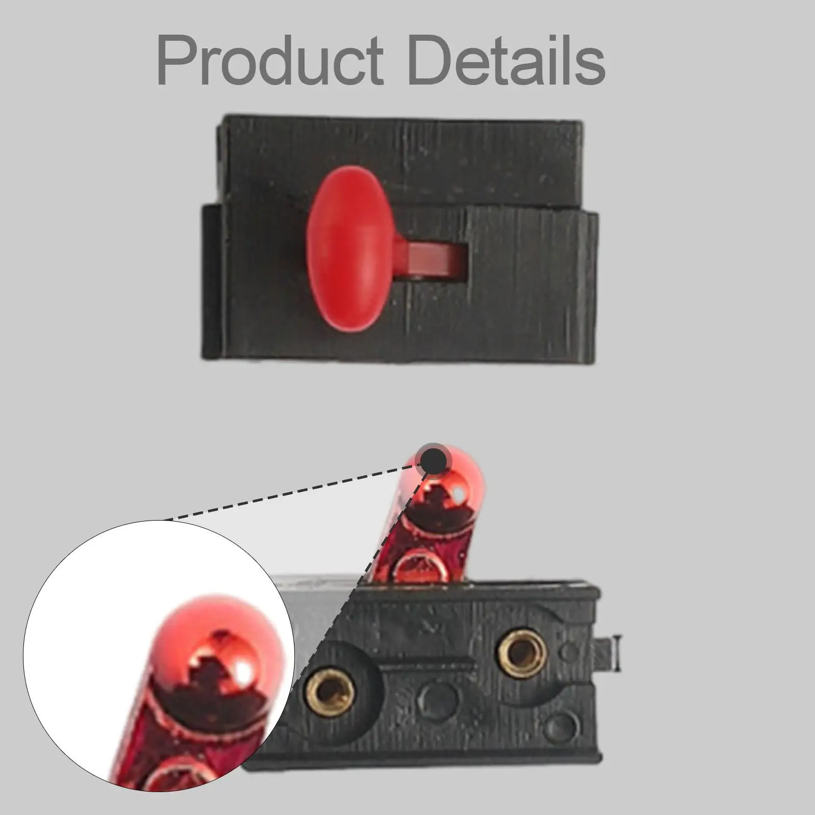 2x ユニバーサルバリカン電源スイッチレッドハンドル銅接点