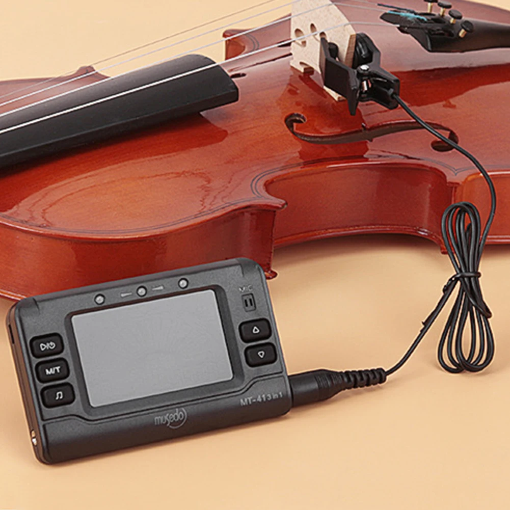 كليب على لاقط الغيتار Preamp بيزو لاقط العالمي الغيتار لاقط موالف مكبر للصوت لسلسلة أداة الكمان القيثارة #2