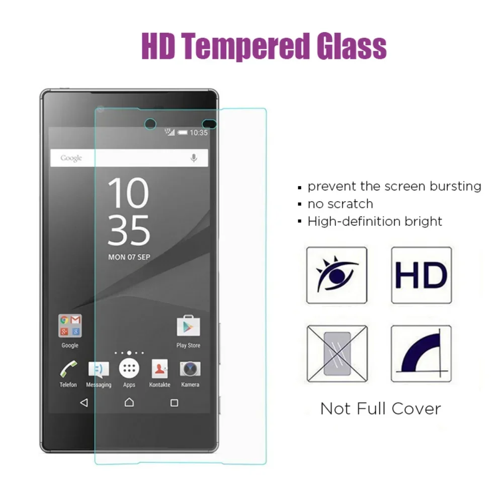 9H Hard Tempered Glass for Sony Xperia 10 Plus 10 5 1 ii Clear Front Glass for Sony L4 L3 Anti Scratch Protective Film