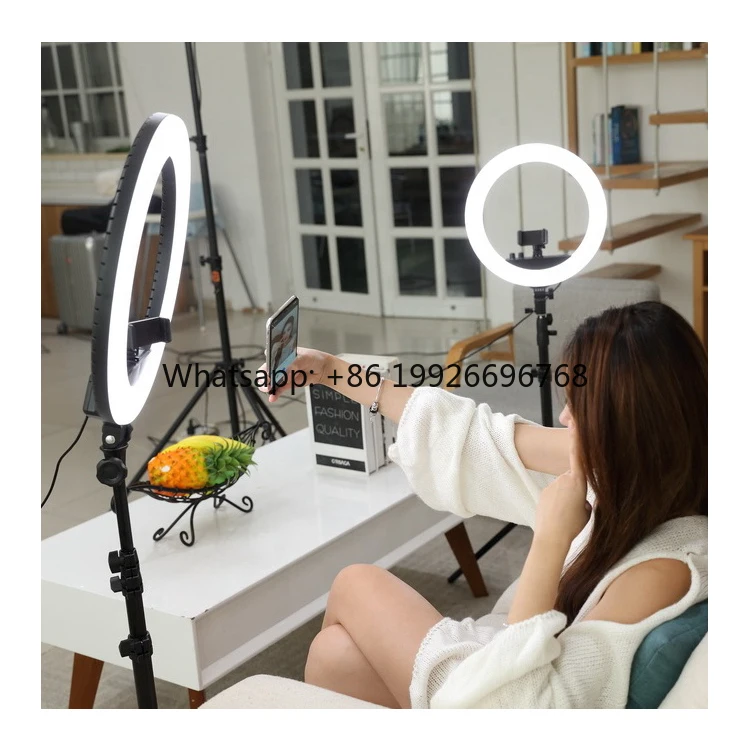 

18-Inch LED Selfie Fill Ring Makeup Light Photography Studio Equipment for Streaming for Makeup & Lighting