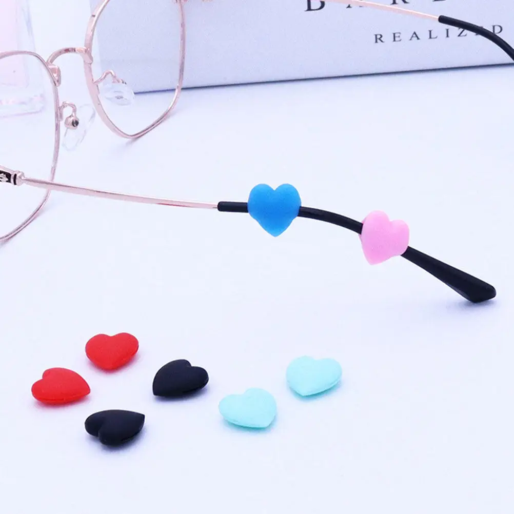 

20Pairs Glasses Ear Hooks Silicone Anti-Slip Ear Cushions Eyewear Stoppers Suitable for Glasses Sunglasses Office Exercise Daily