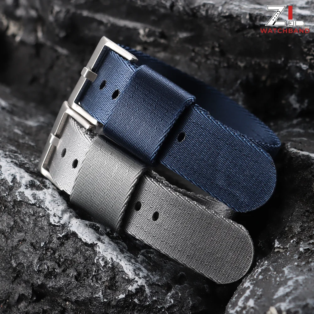 สายนาฬิกาไนลอนแบบมีลาย ขนาด 18 - Canvas Strap Watch บทวิจารณ์และราคา