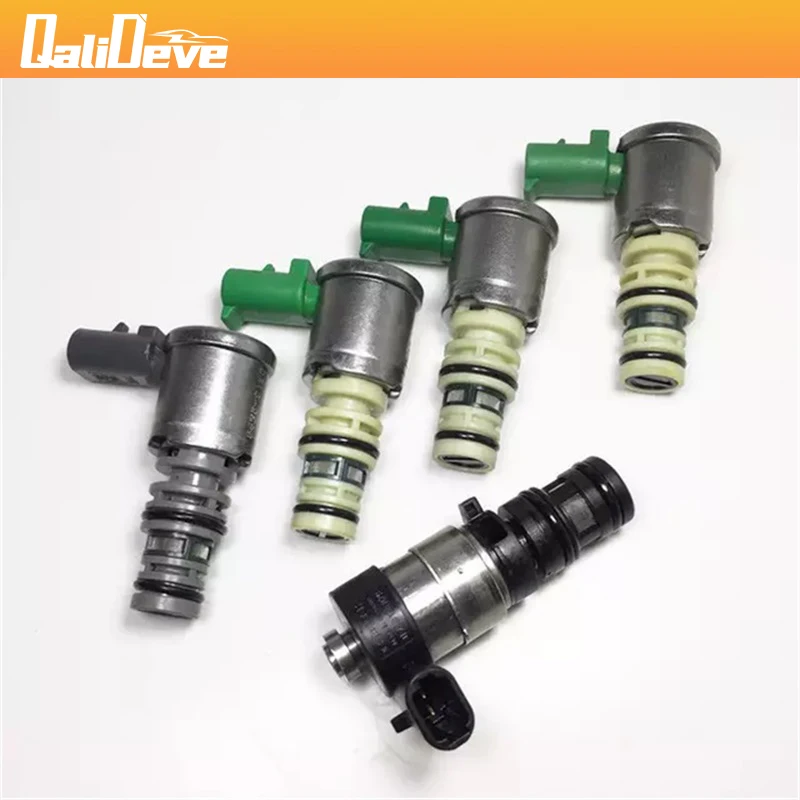 5L40E 5L50E Transmission Solenoid Valve Kit 5Pcs For BMW E46 E39 E60 X3 X5 Z3 Z4 Cadillac CTS SRX OE 96022804 24337504753