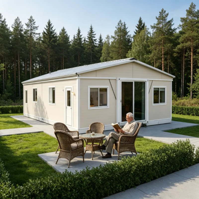 Customized 20-40 Feet Modular Prefabricated Container House Tiny Home Prefabricated Modular Cabins for Family Use