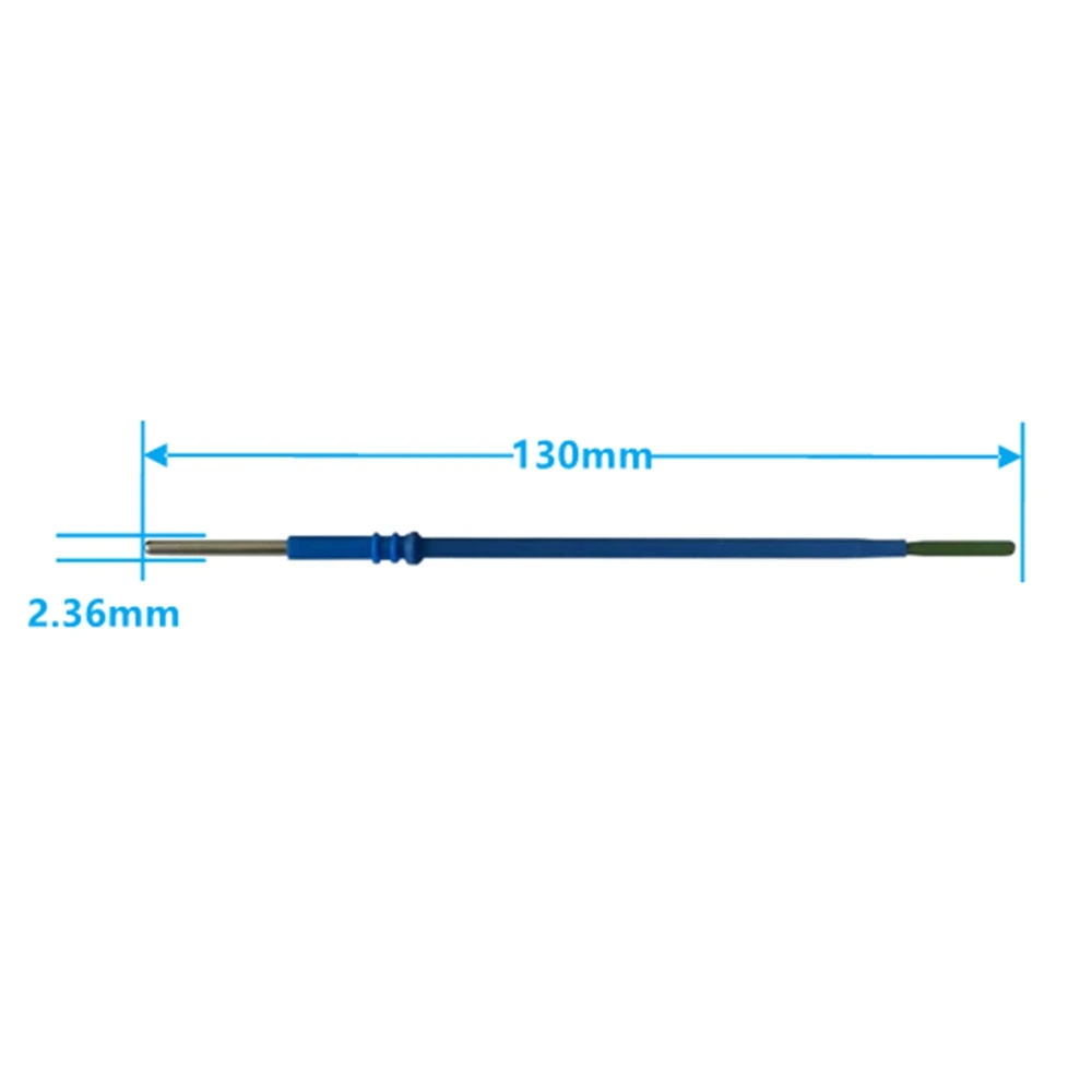 LD-3232 5pcs packing electrosurgical ESU cautery pencil needle, Arthroscopic Electrodes Non-stick coated 130mm*2.36mm,blade