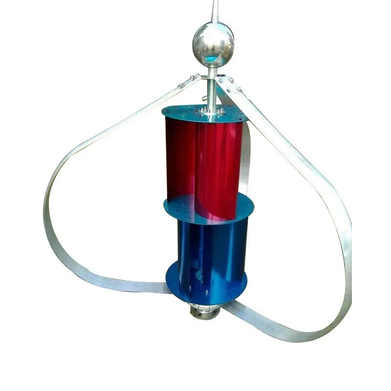 220v Electric New Vertical Axis Permanent Magnet AC Wind Turbine 100w Small Wind Turbine For Engineering