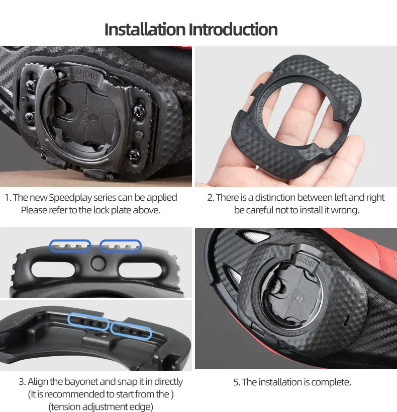 Stollenabdeckungen/Abdeckungen für Speedplay Zero, Pave/Light Action – Einzugsmodell – Detail 11
