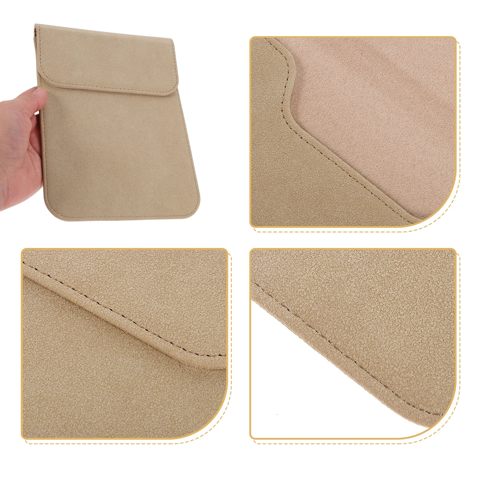 

6.8 Inch Ebook Reader Case Protective Cover Imitation Splashproof Shockproof Ebook Reader Storage Bag Portable
