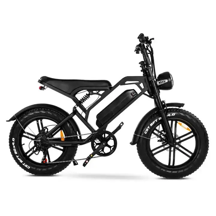2026 Electric Bike Ready Stock Electrically Mountain Fatbike Eu Cheap 20inch Fat Tire Ebike Motorcycles Electric Bike Factory