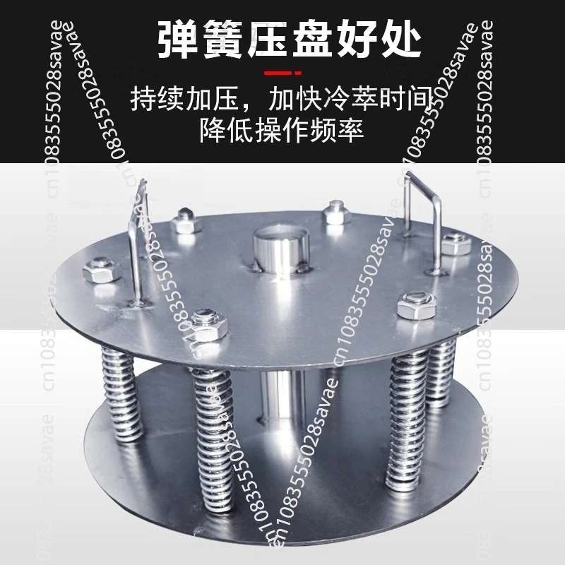 Cold Extraction Yogurt Filter, Yogurt Extraction Machine, Extruder, Whey Filtration and Separation, Commercial Stainless Steel