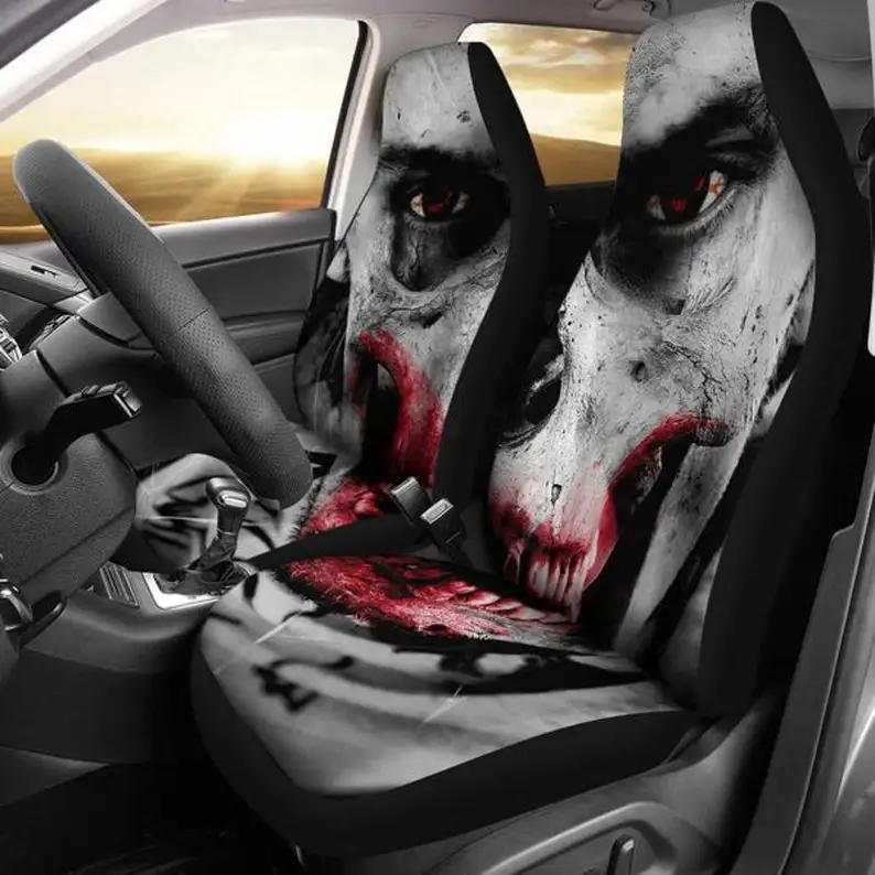 black-skulls-zombies-the-walking-dead-zombie-skull-car-seat-covers-car-accessories-gift-for-her-custom-seat-covers-custo