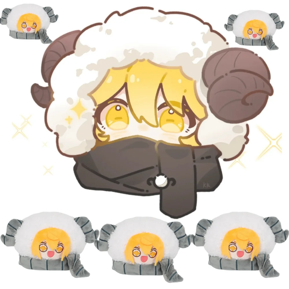 

Limbus Company Don Quixote Sheep Plush Doll Soft Fluffy Stuffed Anime Game Plush Toy For Home Decor Collection Fans Gift