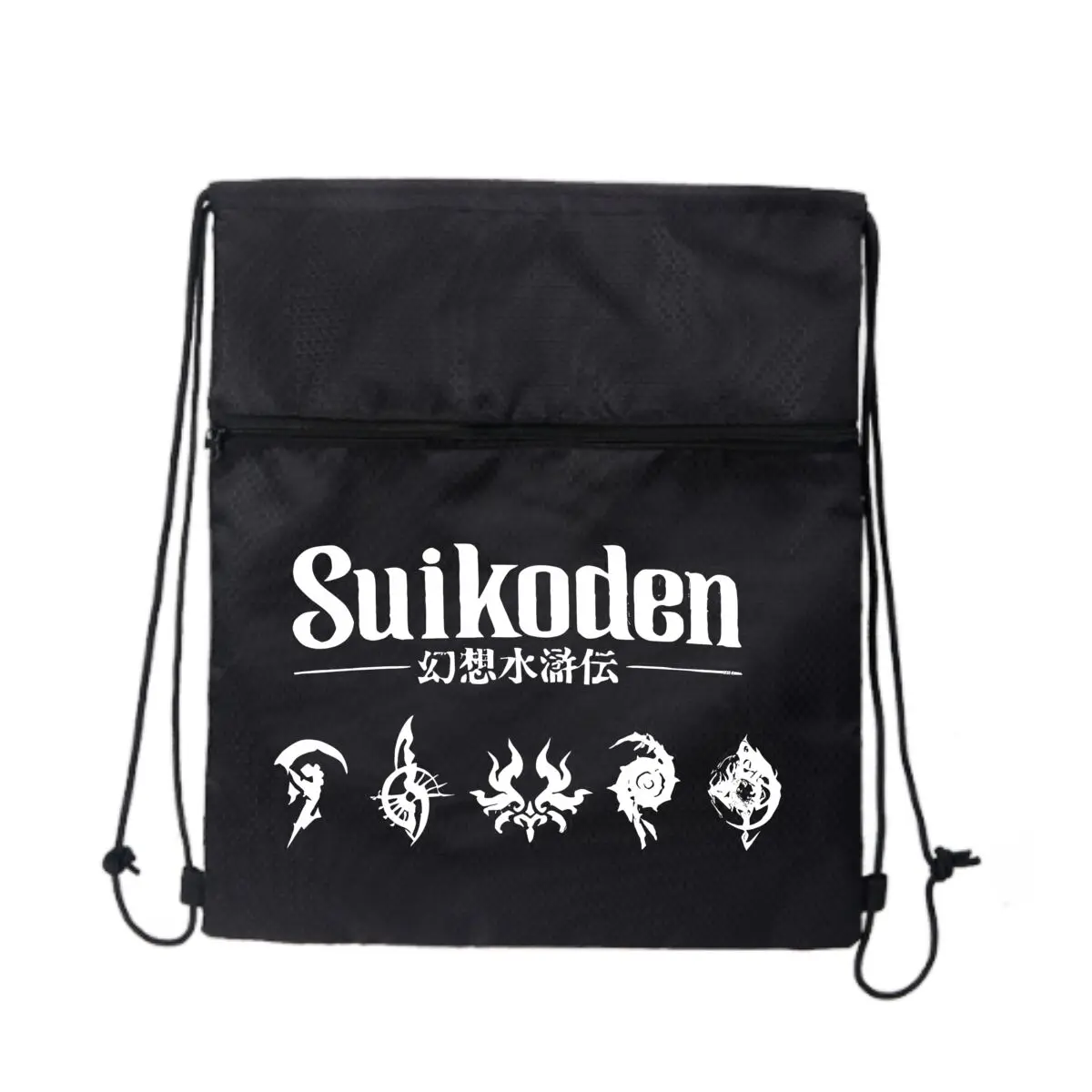 

Suikoden Text Art Mix Рюкзак на шнурке Унисекс Школьная спортивная сумка для спортзала