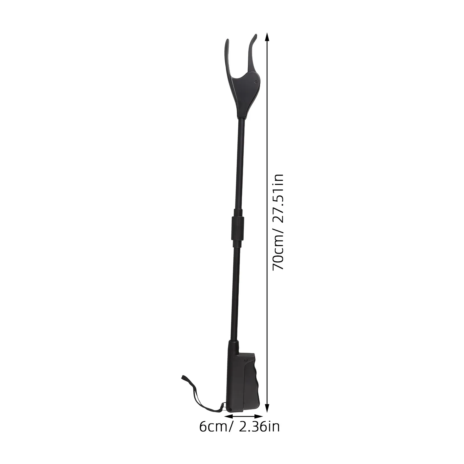 28 Inch Long Handled Grabber Reacher Tool Ergonomic Support for Seniors Pregnant Women Trash Picker Stick Secure Nonslip