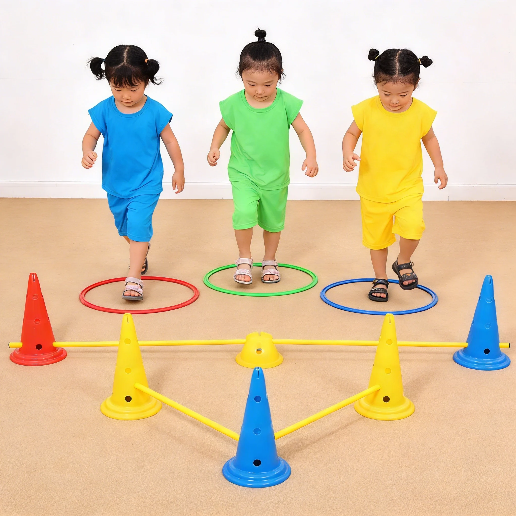 Wholesale Speed Training Equipment Inflatable Obstacle Course for Kids for Indoor Playground - Soft Safe Portable Colorful