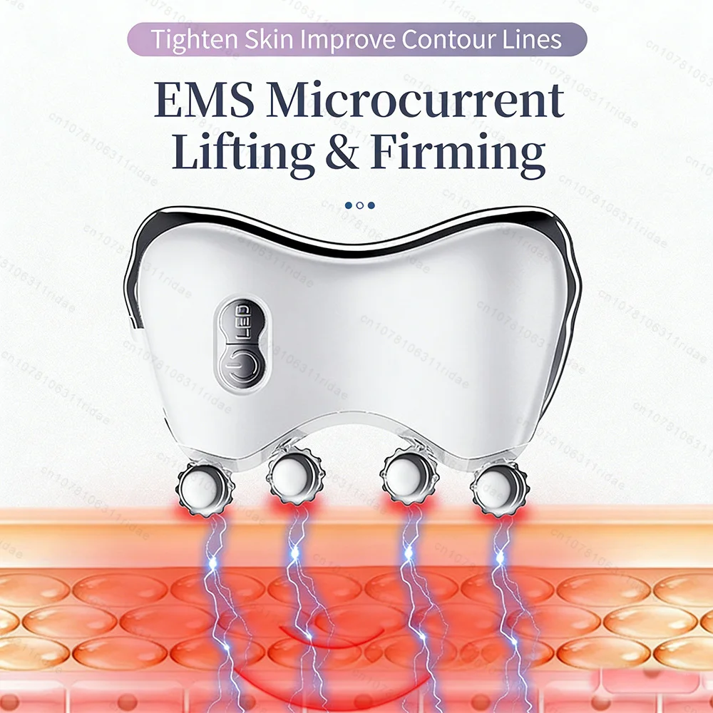 ثلاثية الأبعاد الأسطوانة مدلك EMS الفوتون تجديد مكركرنت الاهتزاز تدليك الوجه سبا رفع شركة المضادة للتجاعيد جهاز تجميل الوجه