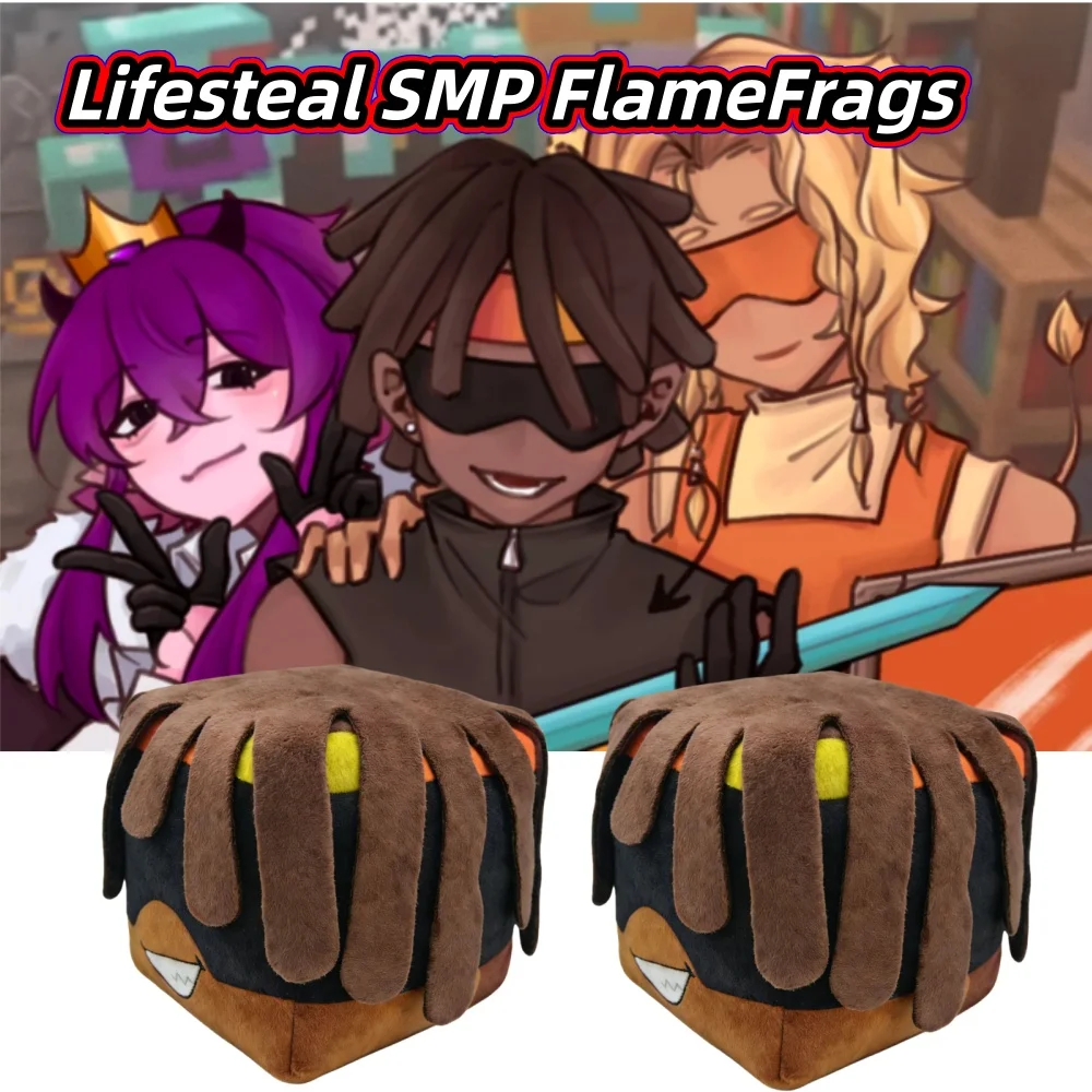 

Lifesteal SMP FlameFrags Plush Toy Starfish Body Cotton Figure Decor Sofa Room Kids Fans Birthday Christmas Gift