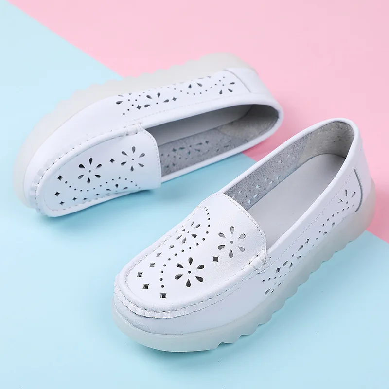 

Женская обувь на плоской подошве из натуральной кожи, модная повседневная женская обувь, женская обувь без шнуровки, туфли на плоской подошве, большие размеры 2025, Zapatos Mujer