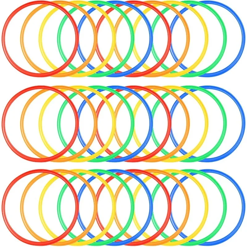 

Deekin 40 Pcs Agility Rings Speed and Agility Training Rings Exercise Speed Circle Jumping Hoops for Training Toss Equipment, 15