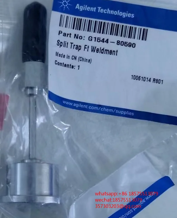 Montaje de derivación cromatográfica para Agilent, G1544-80600, G1544-80590, G1544-20650, G1544-80530 Trampa colectora, 1 unidad