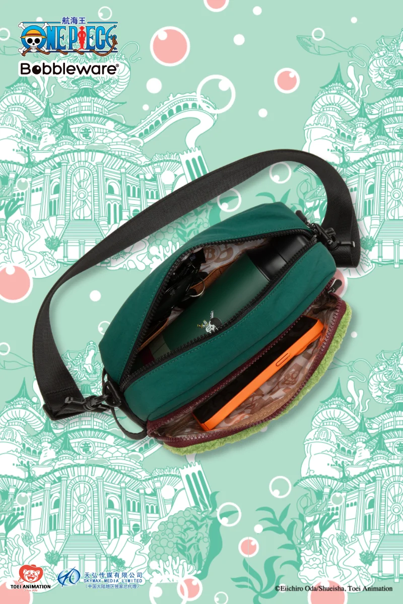 Offizielle One Piece Anime Schultertasche Luffy Zoro Chopper Umhängetasche Wasserdichte Reisetasche für Fans Sammlerstück Geschenk. – Detail 12