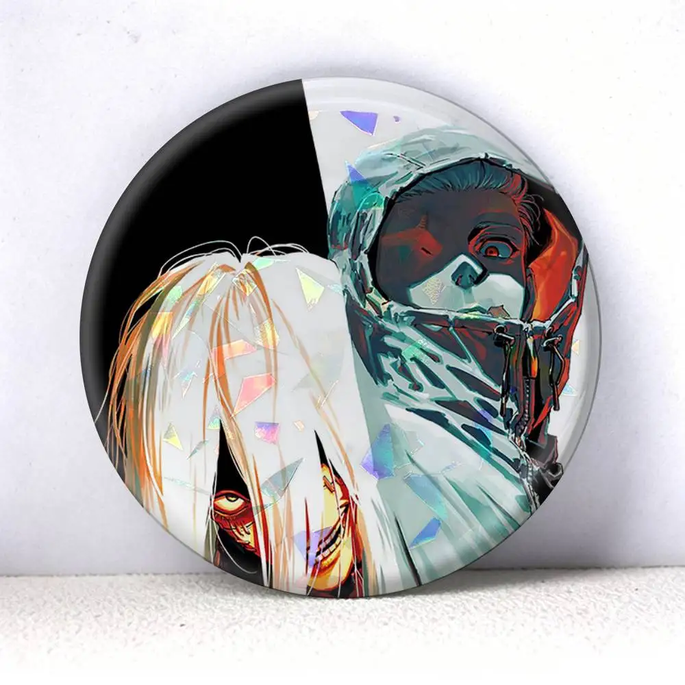 Jujutsu kaisen 3 Yuji Itadori Manga  75mm 58mm 44mm 25mm Brooch Backpack Hat Pins Accessories Toys Badge