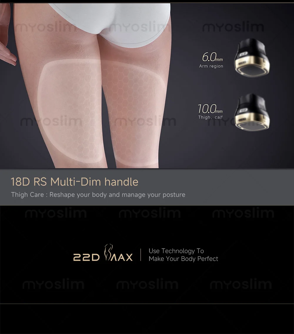 22D Max 2-in-1 Professional Facial Lifting and Slimming Device Facial Lifting Body Slimming Fat Removal